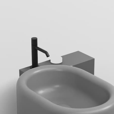 Cielo Itaca with steel fitting, right side – Ράφι – Cemento (ITMBDXCM CM)