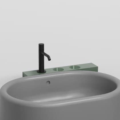Cielo Shelf (mandatory with metal cup and dispenser) – Ράφι – cm 66 x 46 x 85 h – Alga (ITMLDX AL)