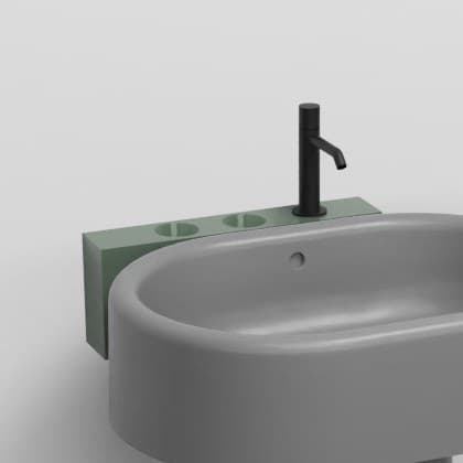 Cielo Shelf (mandatory with metal cup and dispenser) – Ράφι – Alga (ITMLSX AL)