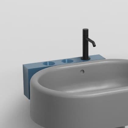 Cielo Shelf (mandatory with metal cup and dispenser) – Ράφι – Oltremare (ITMLSX OL)