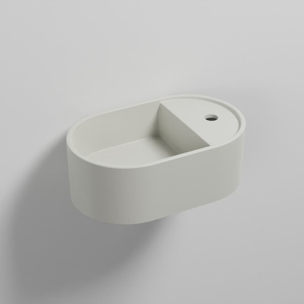 Cielo Les Petites Ovale 46 with one hole – Νιπτήρας Επικαθήμενος – Pomice (LPLAO46COLOR PM)