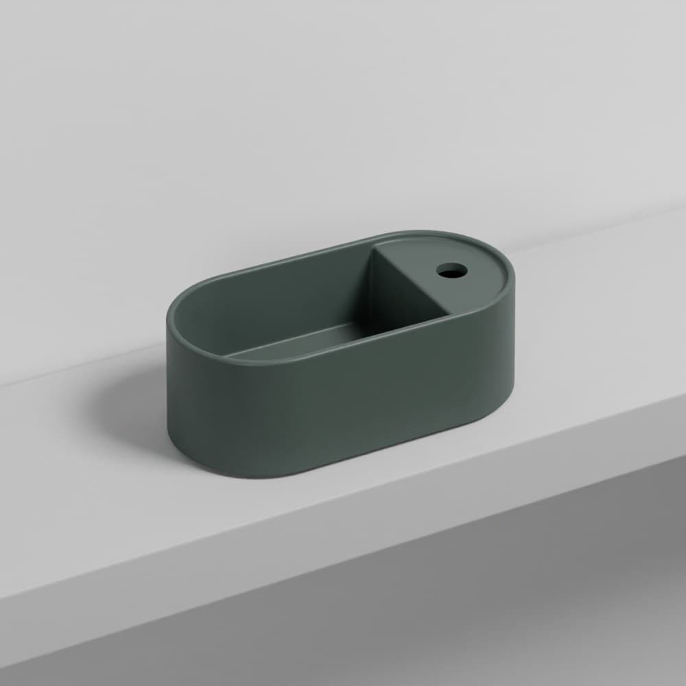 Cielo Les Petites Ovale with one hole – Νιπτήρας Επικαθήμενος – Muschio (LPLAOCOLOR MU)