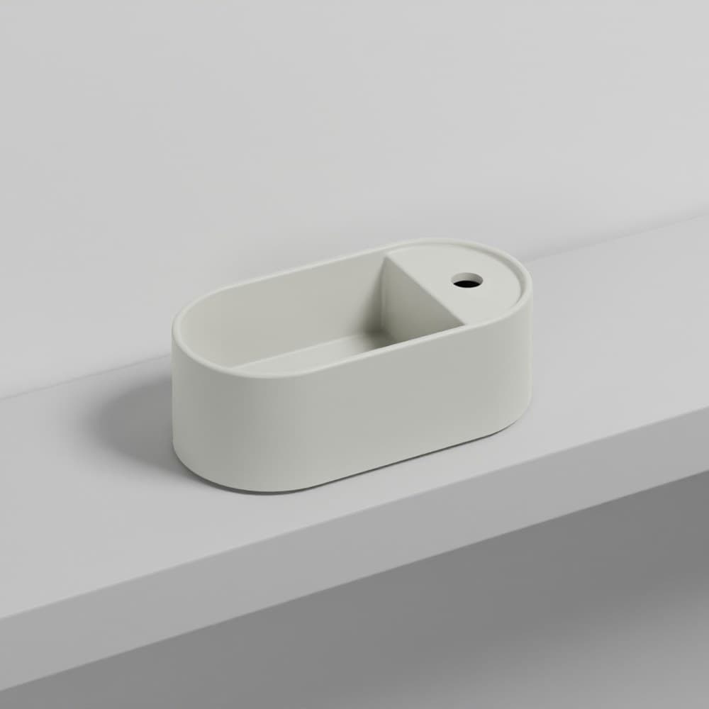 Cielo Les Petites Ovale with one hole – Νιπτήρας Επικαθήμενος – Pomice (LPLAOCOLOR PM)