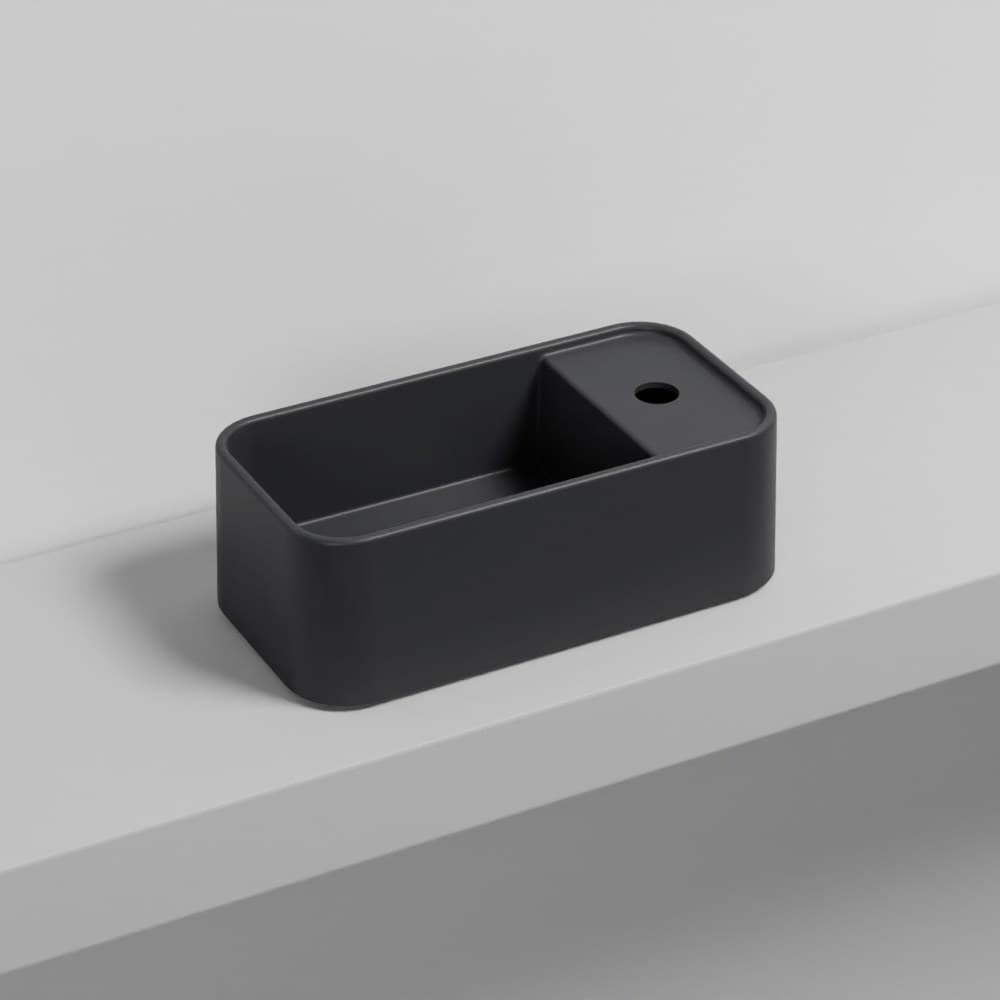 Cielo Les Petites rectangular with one hole – Νιπτήρας Επικαθήμενος – Lavagna (LPLARCOLOR LV)