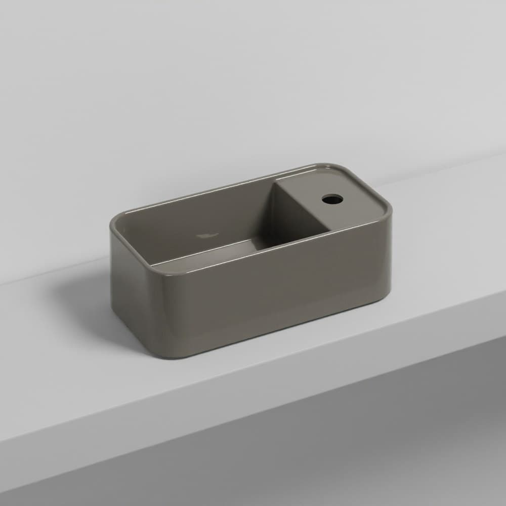 Cielo Les Petites rectangular with one hole – Νιπτήρας Επικαθήμενος – Talpa (LPLARCOLOR TP)