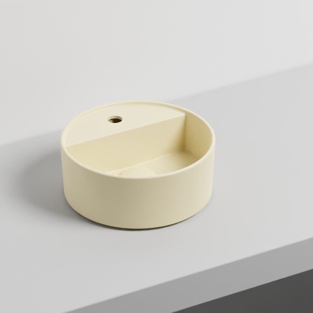 Cielo Les Petites Round with one hole 28 – Νιπτήρας Επικαθήμενος – Canapa (LPLATCOLOR CN)