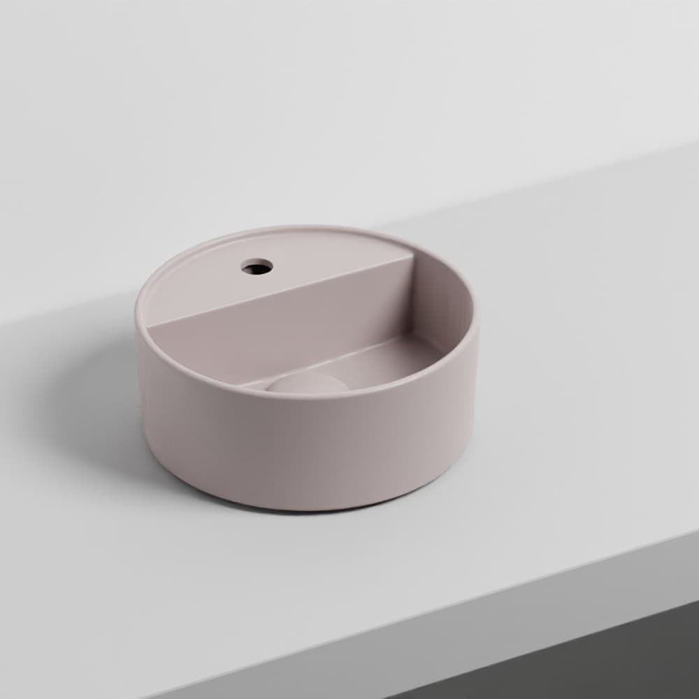 Cielo Les Petites Round with one hole 28 – Νιπτήρας Επικαθήμενος – Cipria (LPLATCOLOR CP)