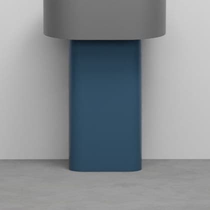Cielo Otis oval with – Βάση Νιπτήρα – Oltremare (OTCOLCOLOR OL)