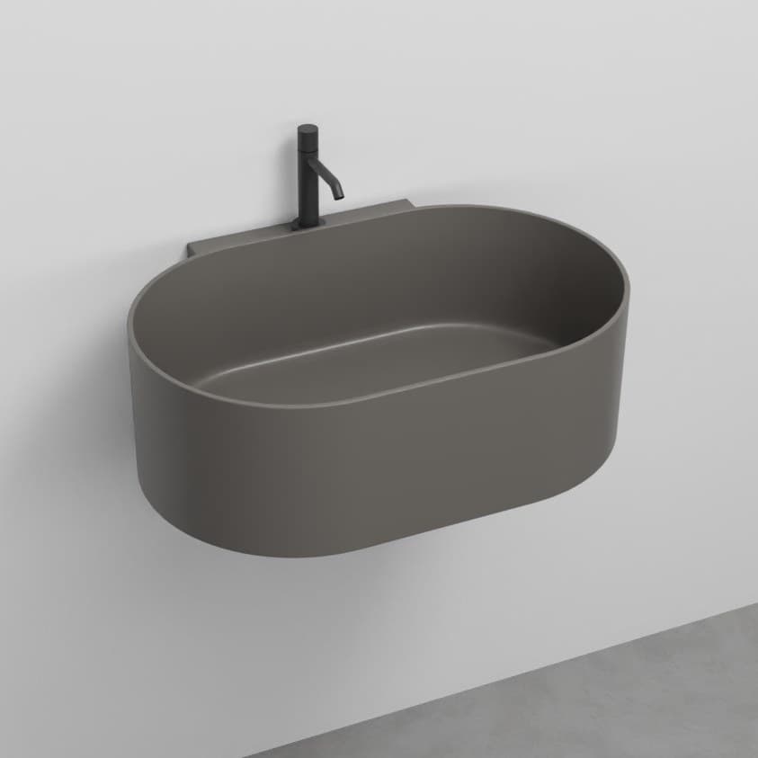 Cielo Otis oval with one hole – Νιπτήρας Επικαθήμενος – Fango (OTLSCOLOR FN)
