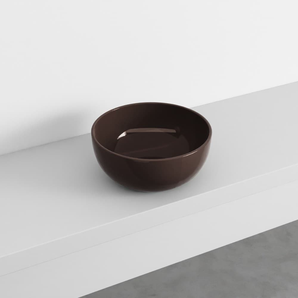 Cielo Shui ø40 – Νιπτήρας Επικαθήμενος – Cioccolato (SHBA40COLOR CL)