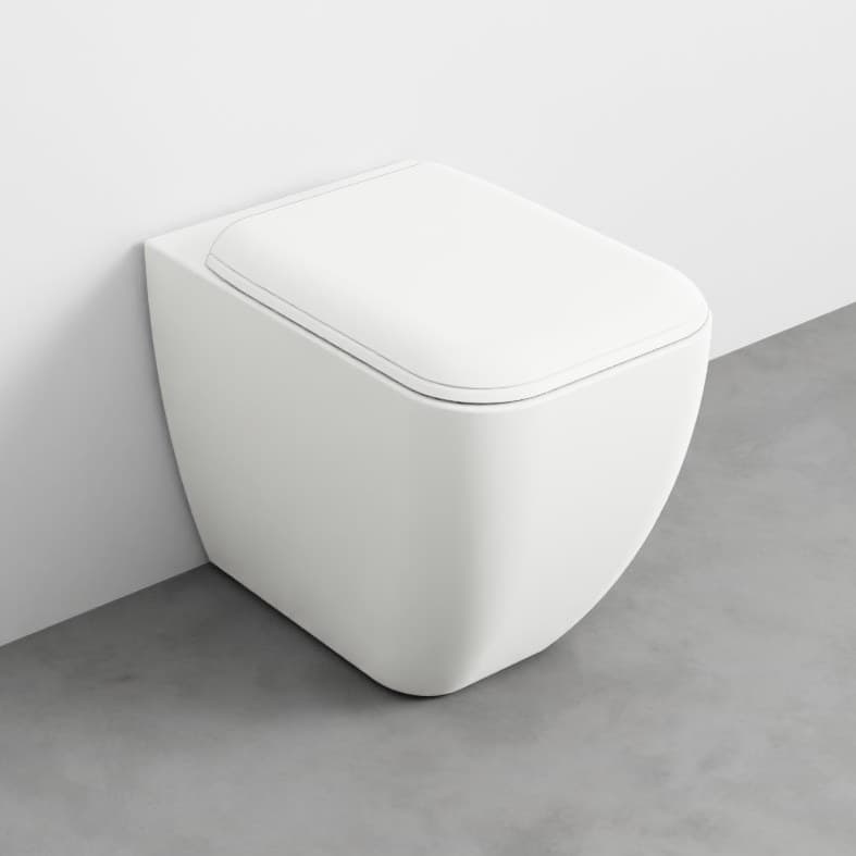 Cielo Shui Comfort back-to-wall with adjustable water inlet/outlet - rimless – Λεκάνη Δαπέδου – Talco (SHCOVAKTRCOLOR TL)