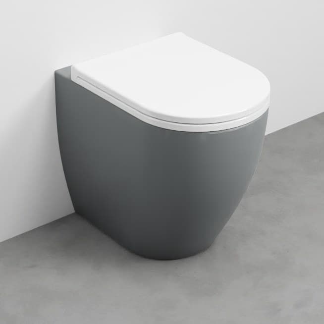 Cielo Smile MINI 48 with wall trap – Λεκάνη Δαπέδου – Brina (SMVAPRCOLOR BR)