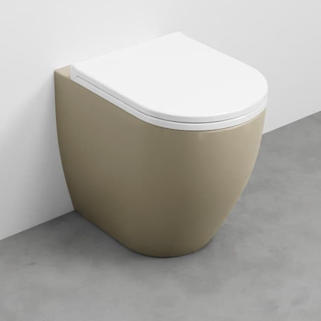 Cielo Smile MINI 48 with floor trap – Λεκάνη Δαπέδου – Lino (SMVASRCOLOR LN)