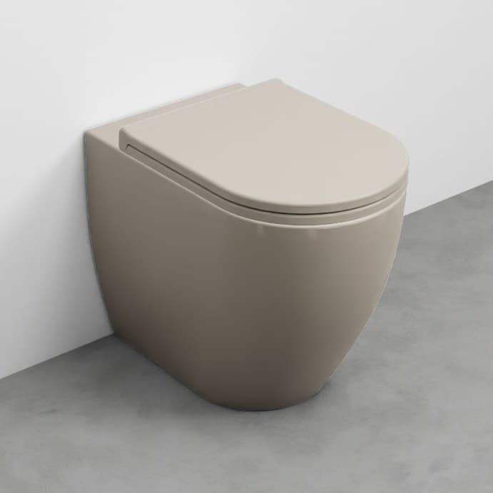 Cielo Smile 53 back-to-wall with adjustable water inlet/outlet – Λεκάνη Δαπέδου – Avena (SMVASTRCOLOR AV)