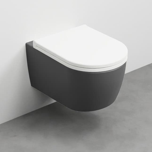 Cielo Smile Mini 48 – Λεκάνη Κρεμαστή – Cemento (SMVSRCOLOR CM)