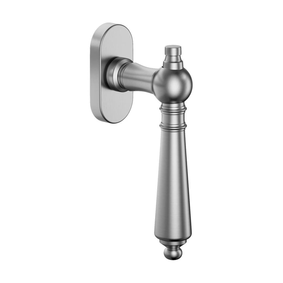 DnD Bruxelles – Πόμολο Παραθύρου – DK VIS Ovale – Satin chrome (363V-OCS)