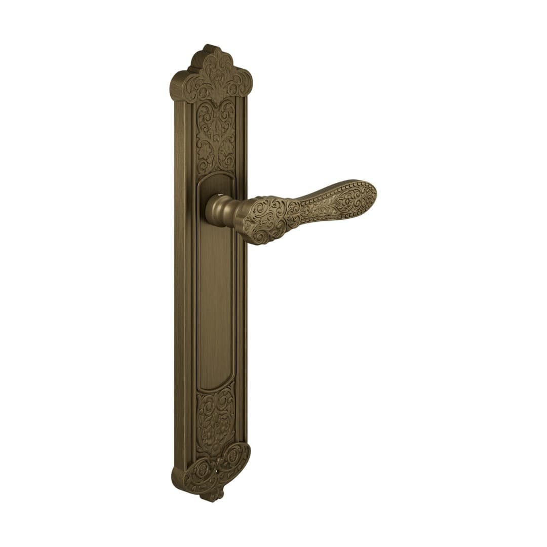 DnD Fiorenza – Πόμολο Πόρτας Πλάκα – Placca Fiorenza – Matt satin bronze (519-OGH)