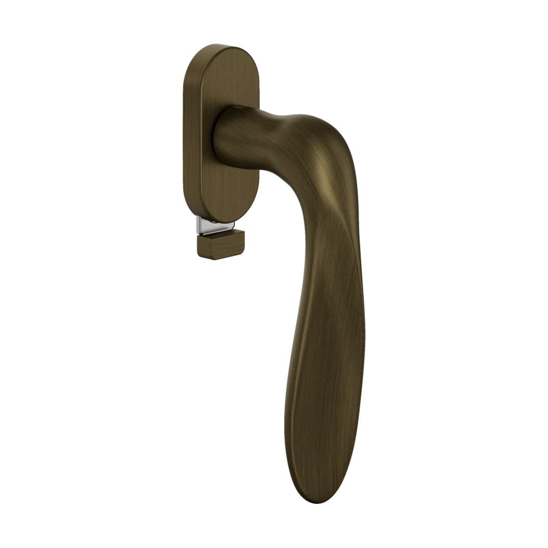 DnD Fedora – Πόμολο Παραθύρου – DK VIS TS Ovale – Matt satin bronze (529TS-OGH)