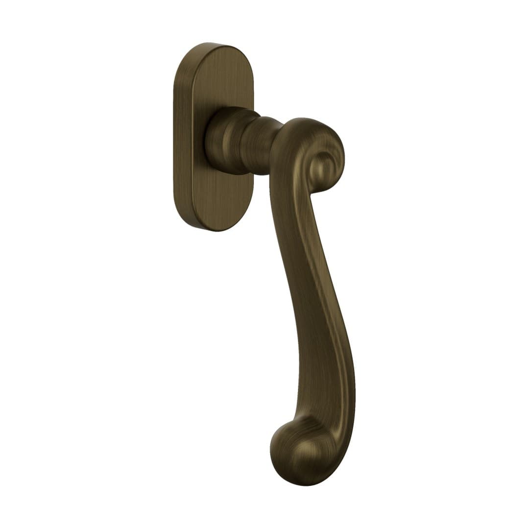DnD Lady – Πόμολο Παραθύρου – DK VIS Ovale – Matt satin bronze (565V-OGH)