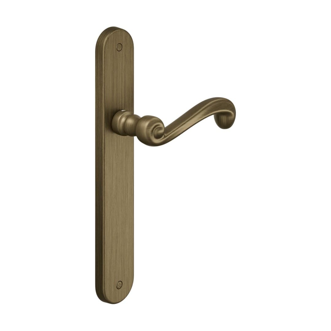 DnD Lady – Πόμολο Πόρτας Πλάκα – Placca Classic – Matt satin bronze (567-OGH)