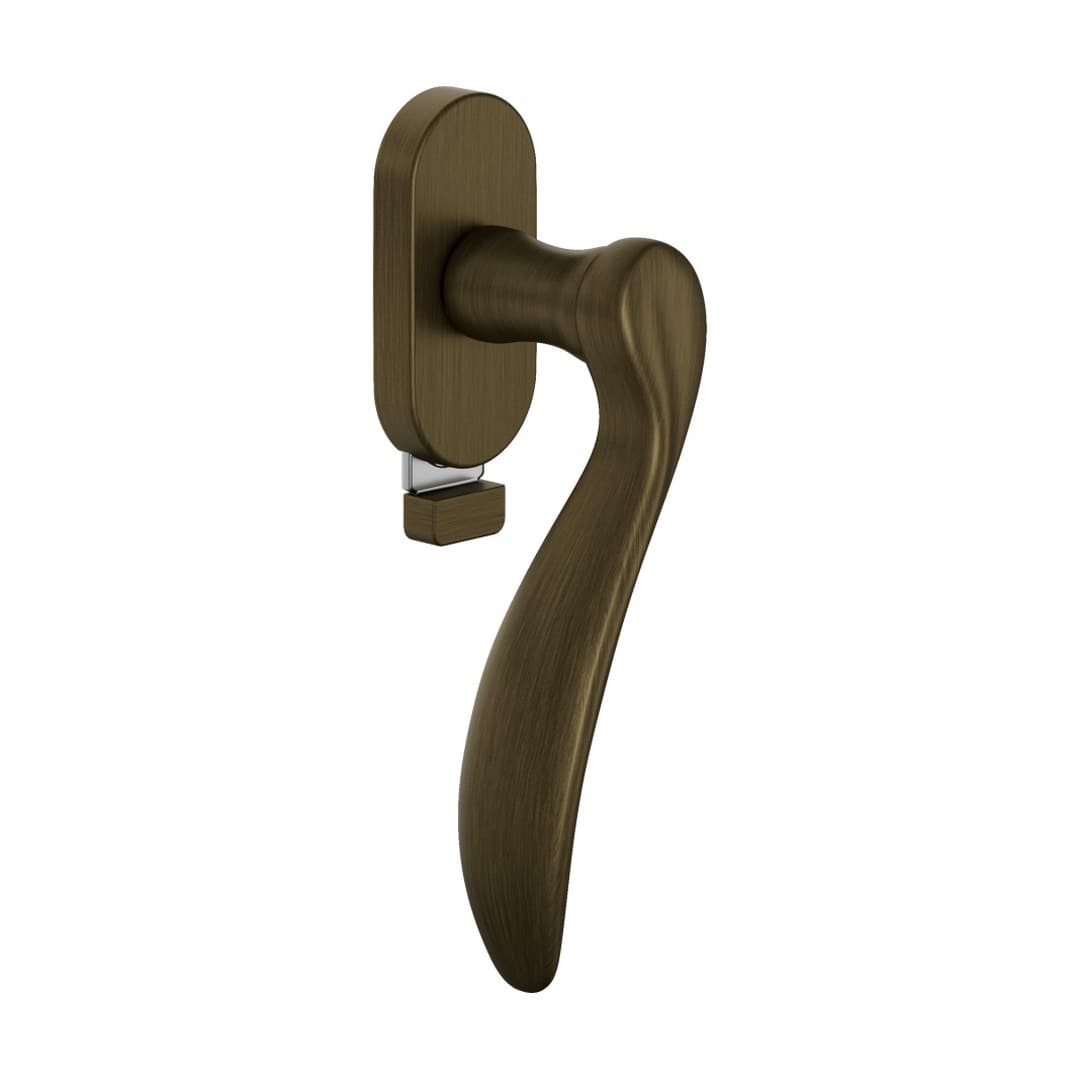 DnD Classic – Πόμολο Παραθύρου – DK VIS TS Ovale – Matt satin bronze (574TS-OGH)