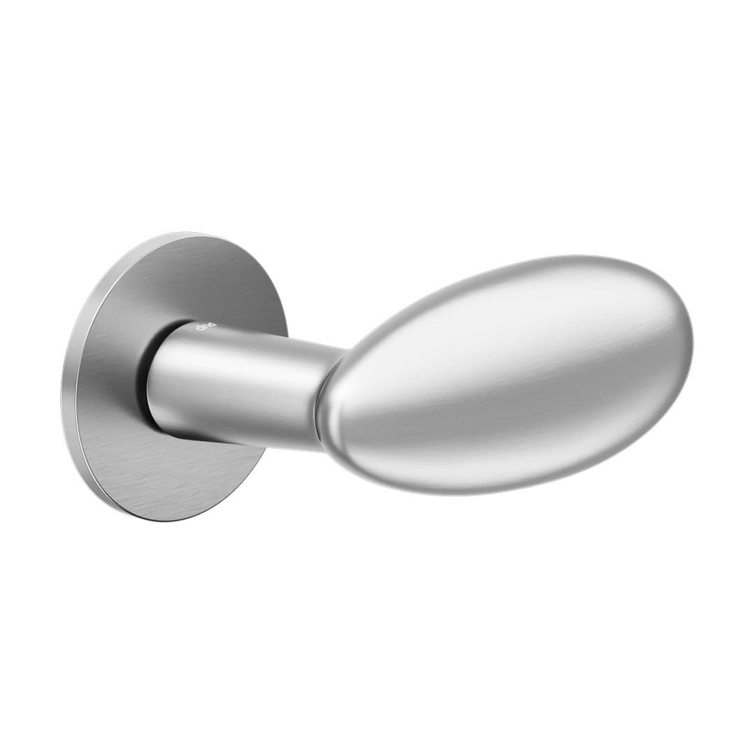DnD Ovum – Πόμολο Πόρτας Ροζέτα – Fine Tonda – Satin chrome (62/40-OCS)