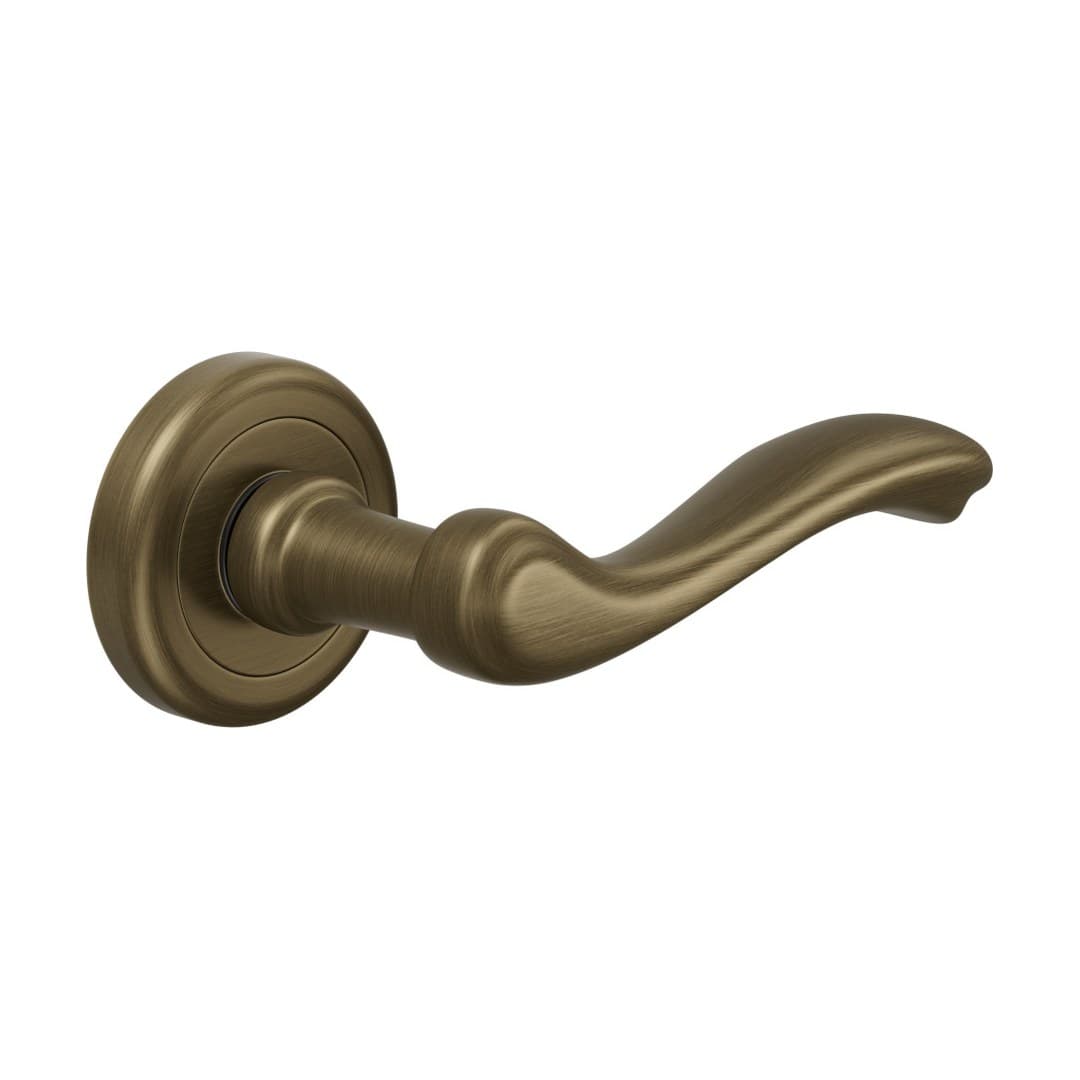 DnD Beauty – Πόμολο Πόρτας Ροζέτα – Tonda Bombata – Matt satin bronze (775/B-OGH)