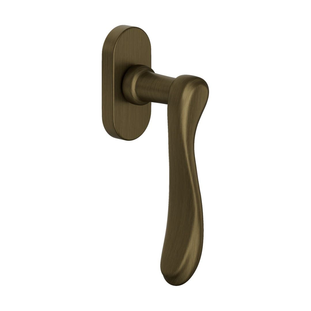 DnD Beauty – Πόμολο Παραθύρου – DK VIS Ovale – Matt satin bronze (778V-OGH)