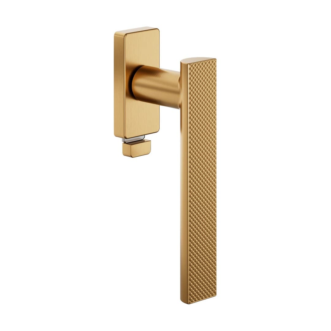 DnD Anik Brilliant 02 – Πόμολο Παραθύρου – DK VIS TS Rettangolare – Antique satin gold (AB25TS-PVD-SG)