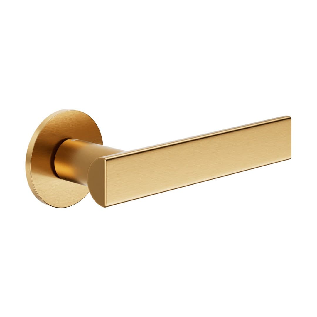 DnD Anik – Πόμολο Πόρτας Ροζέτα – Fine Tonda – Antique satin gold (AK40-PVD-SG)