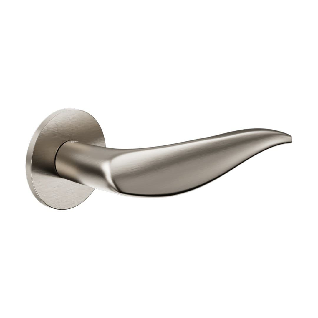 DnD Art – Πόμολο Πόρτας Ροζέτα – Fine Tonda – Satin nickel (AR40-ONS)
