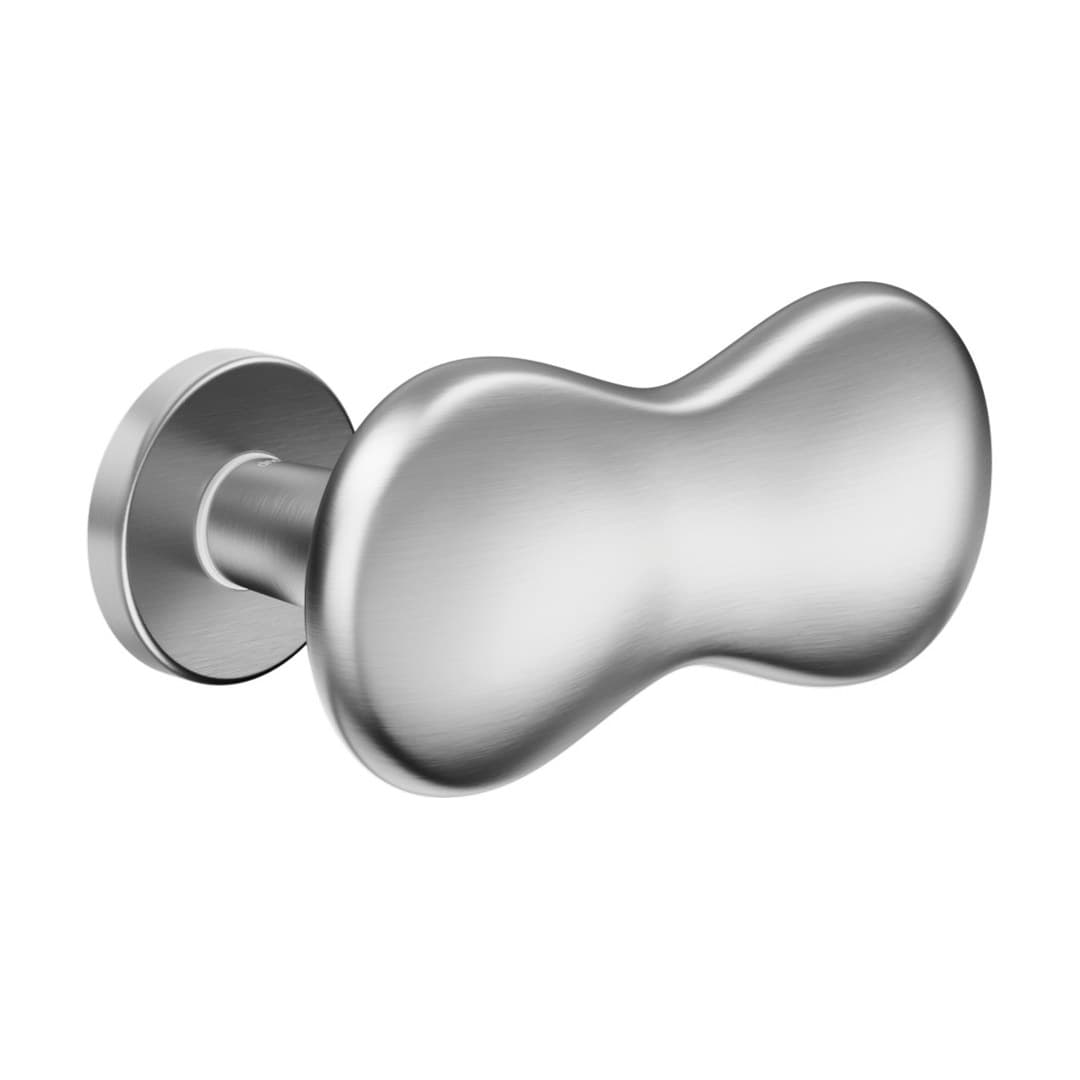 DnD Blip – Πόμολο Πόρτας Ροζέτα – Vis Tonda – Satin chrome (BL12-OCS)