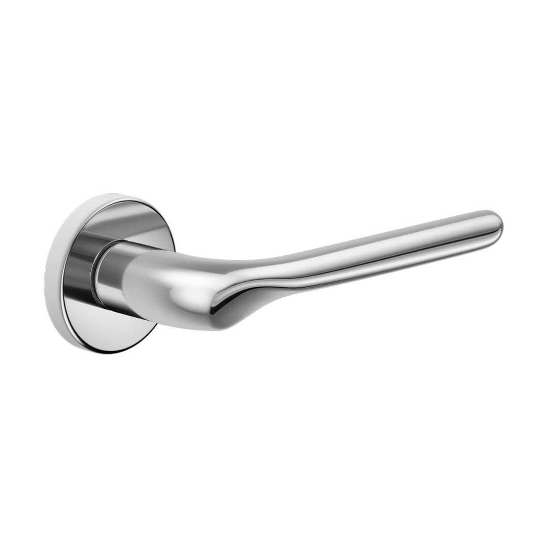 DnD Chop – Πόμολο Πόρτας Ροζέτα – Vis Tonda – Polished chrome (CP12-ZC)