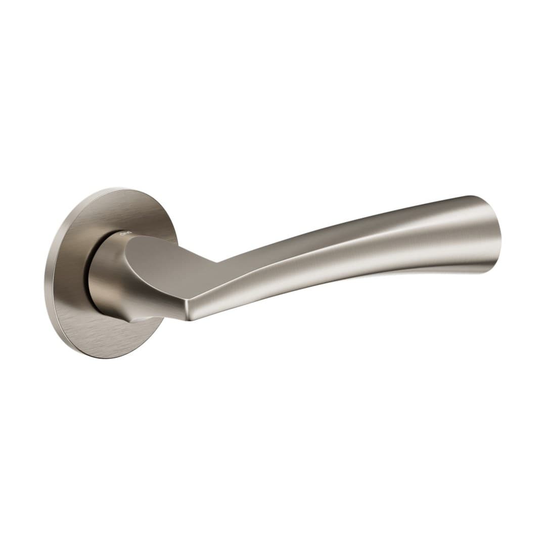 DnD Dolce – Πόμολο Πόρτας Ροζέτα – Fine Tonda – Satin nickel (DO40-ONS)