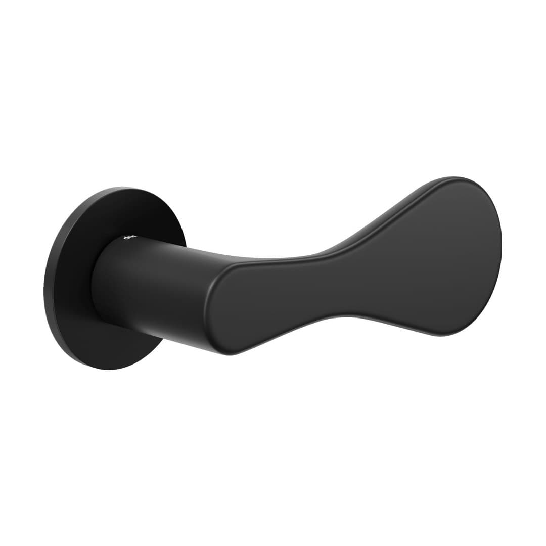 DnD Drop – Πόμολο Πόρτας Ροζέτα – Fine Tonda – Black (DP40-ONO)