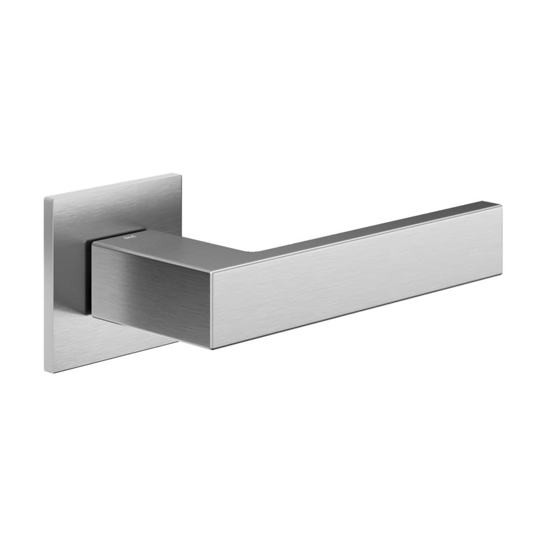 DnD Edra 02 – Πόμολο Πόρτας Ροζέτα – Fine Quadra – Satin chrome (ED41-OCS)