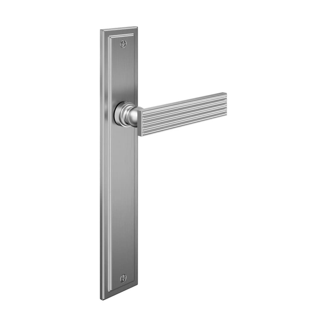 DnD Eleonora – Πόμολο Πόρτας Πλάκα – Placca Lucrezia – Satin chrome (EL10-OCS)