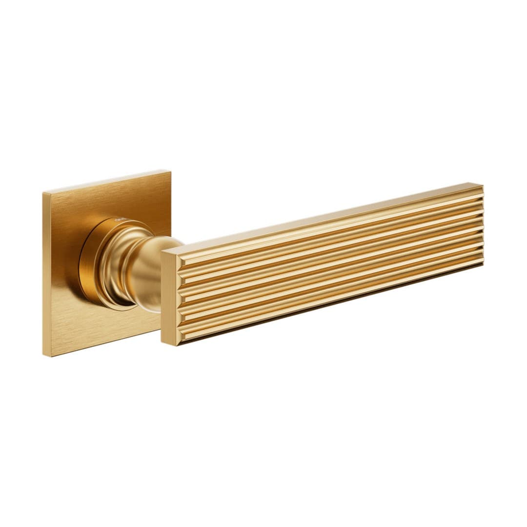 DnD Eleonora 02 – Πόμολο Πόρτας Ροζέτα – Fine Quadra – Antique satin gold (EL41-PVD-SG)