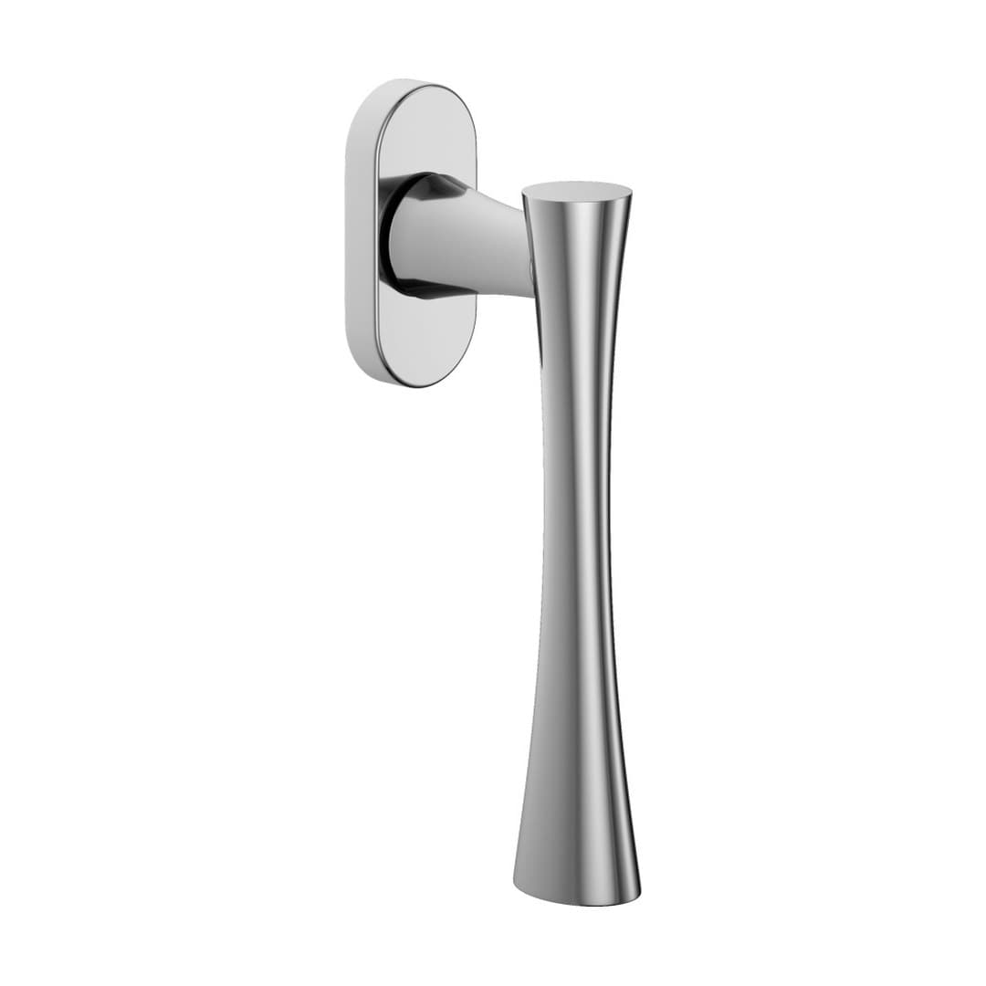 DnD Fluke – Πόμολο Παραθύρου – DK VIS Ovale – Polished chrome (FK22V-OC)