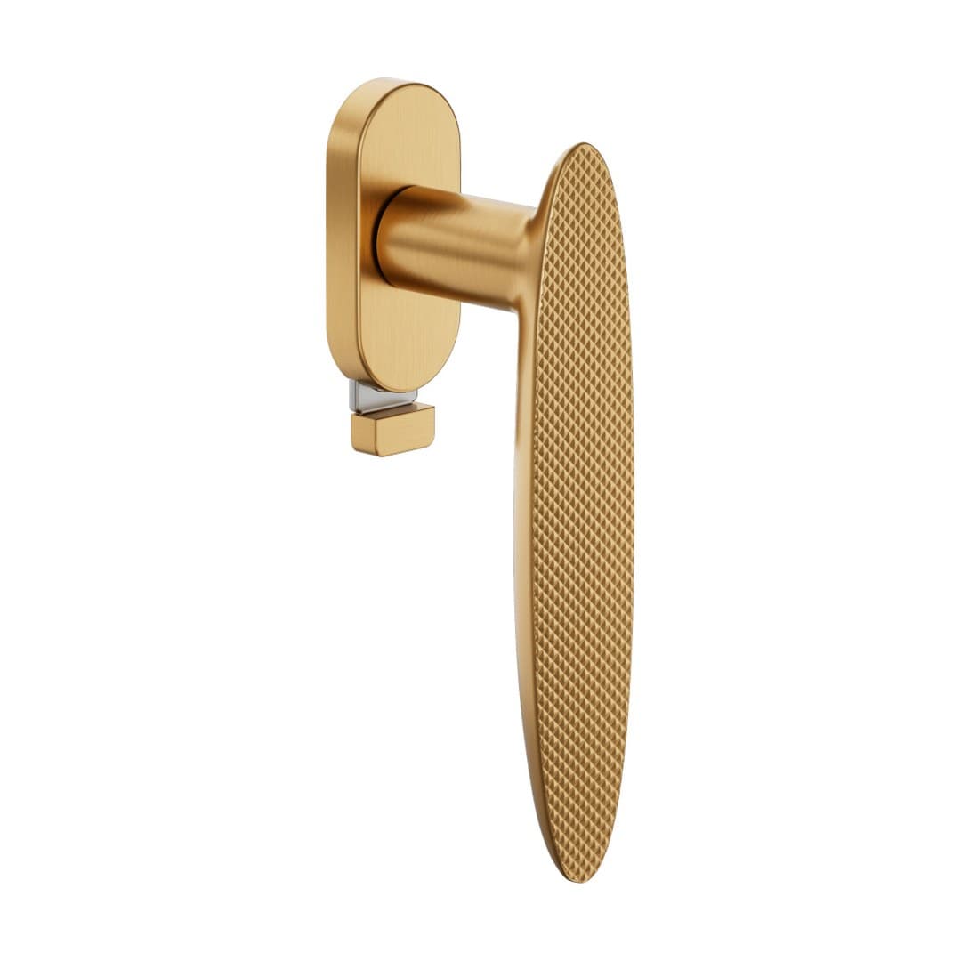 DnD Ellipse Brilliant – Πόμολο Παραθύρου – DK VIS TS Ovale – Antique satin gold (IB22TS-PVD-SG)