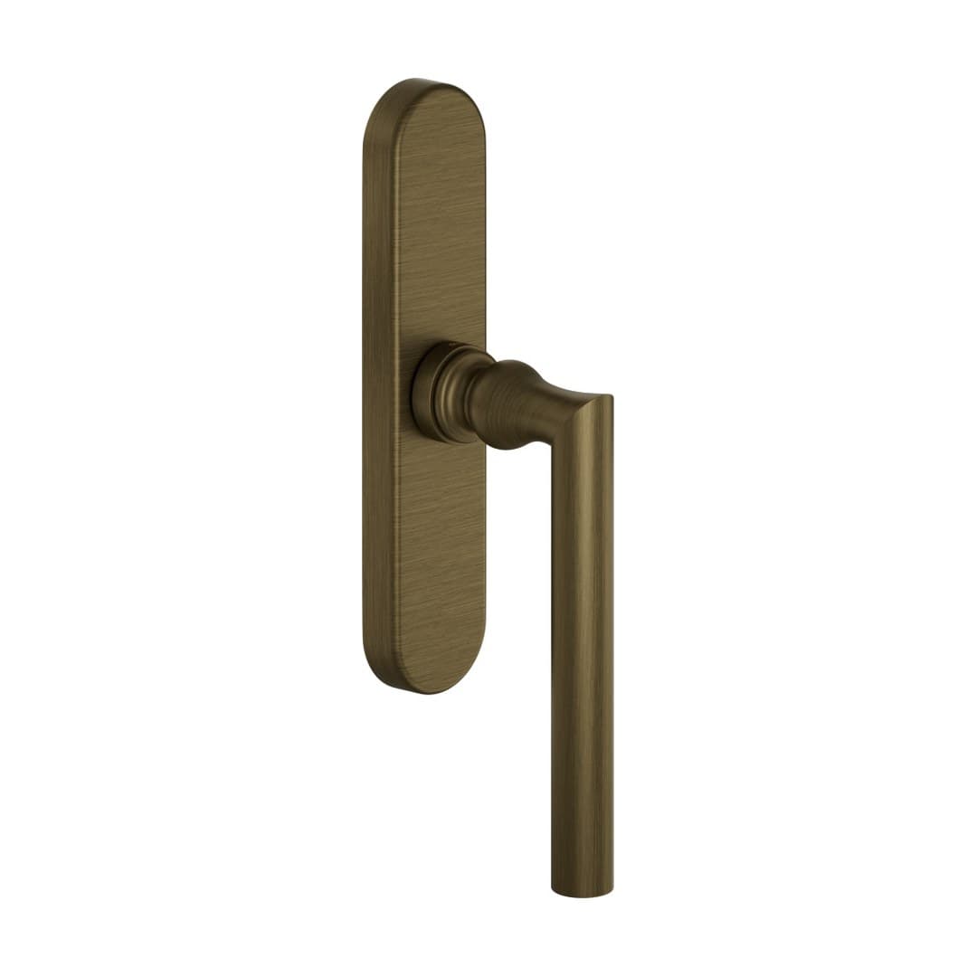 DnD Isabella – Πόμολο Παραθύρου – Cremonese su placca ovale – Matt satin bronze (IS20C-OGH)