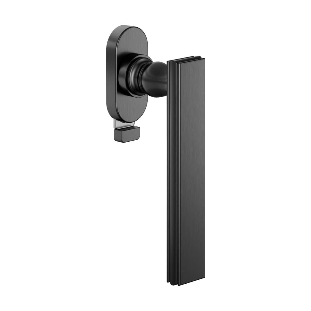 DnD Lucrezia – Πόμολο Παραθύρου – DK VIS TS Ovale – Satin graphite (LT30TS-PGS)