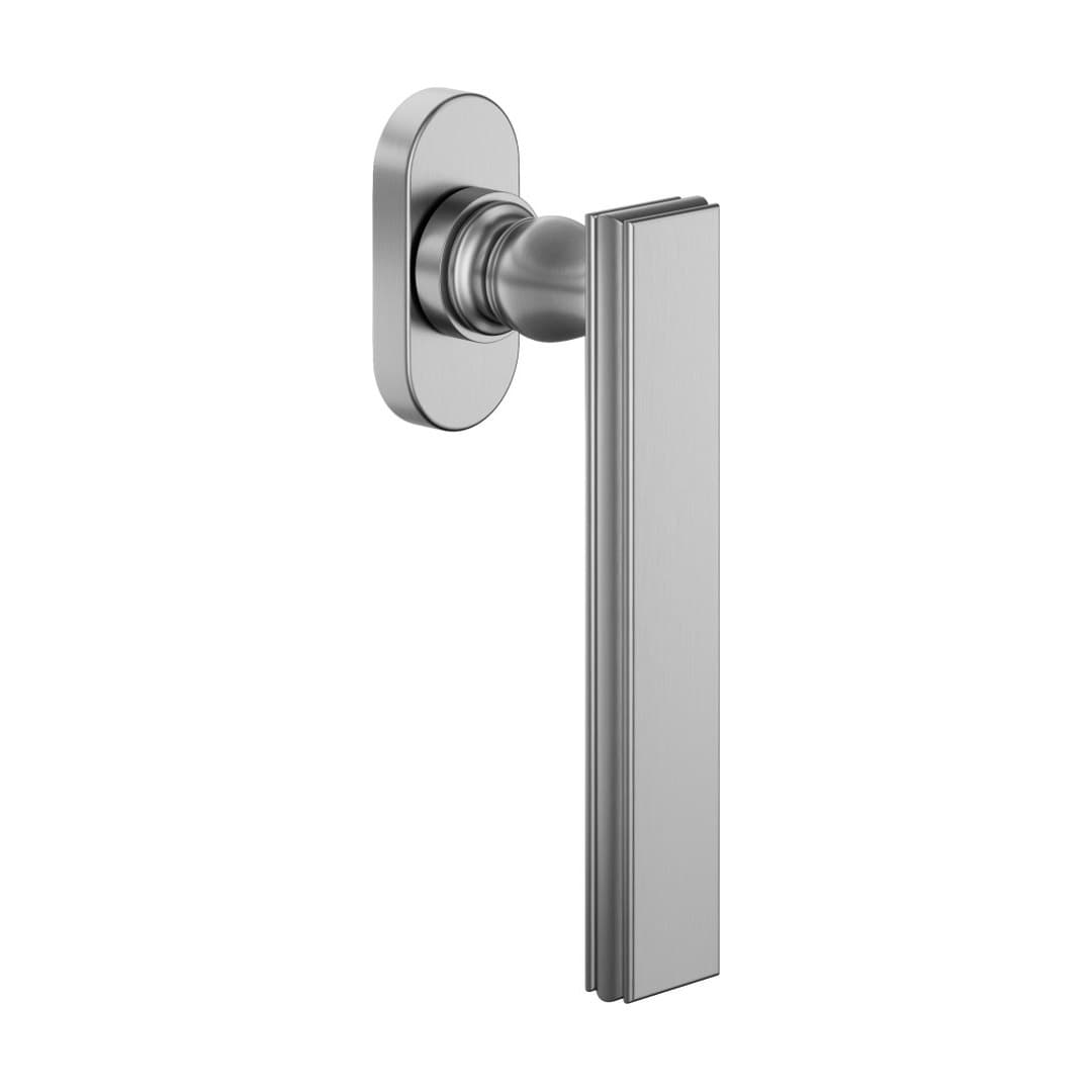 DnD Lucrezia – Πόμολο Παραθύρου – DK VIS Ovale – Satin chrome (LT30V-OCS)