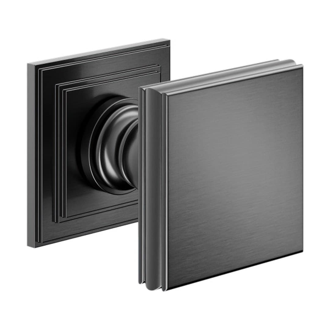 DnD Lucrezia 02 – Πόμολο Πόρτας Ροζέτα – Ροζέτα Lucrezia Square – Satin graphite (LT42-PGS)