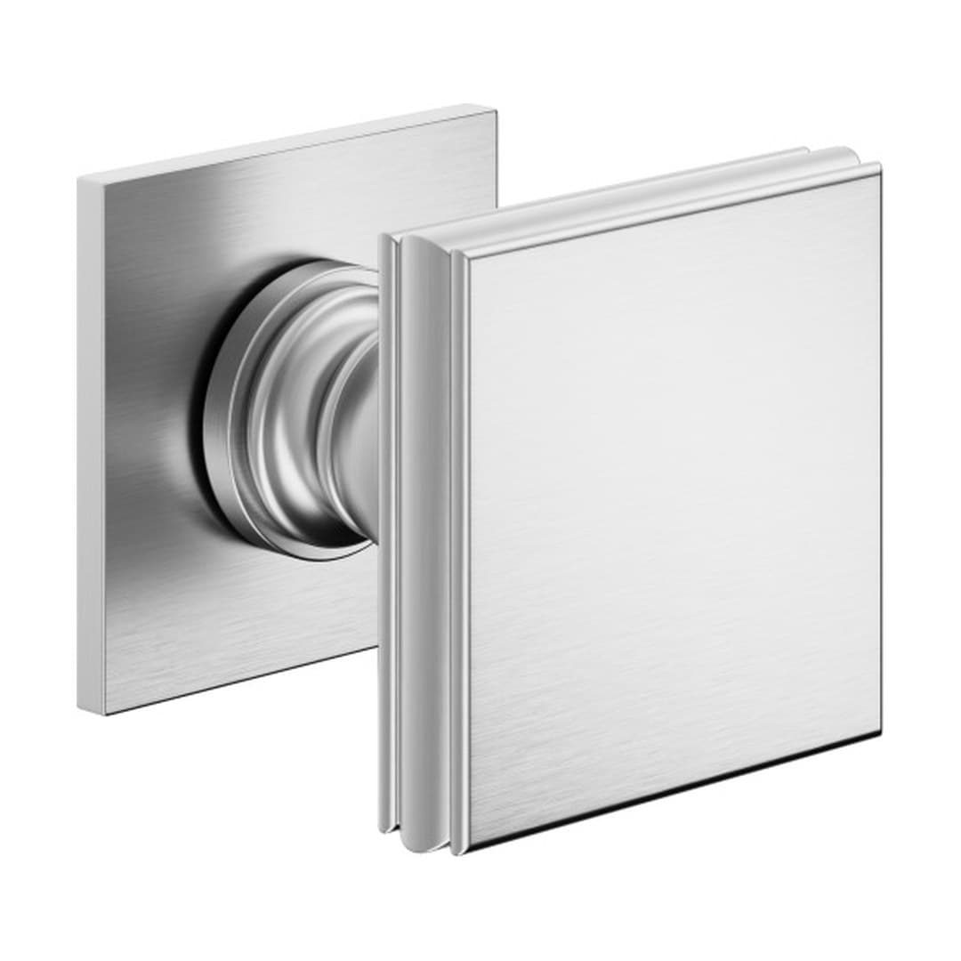 DnD Lucrezia 02 – Πόμολο Πόρτας Ροζέτα – Ροζέτα Fine 50×50 – Satin chrome (LT49-OCS)