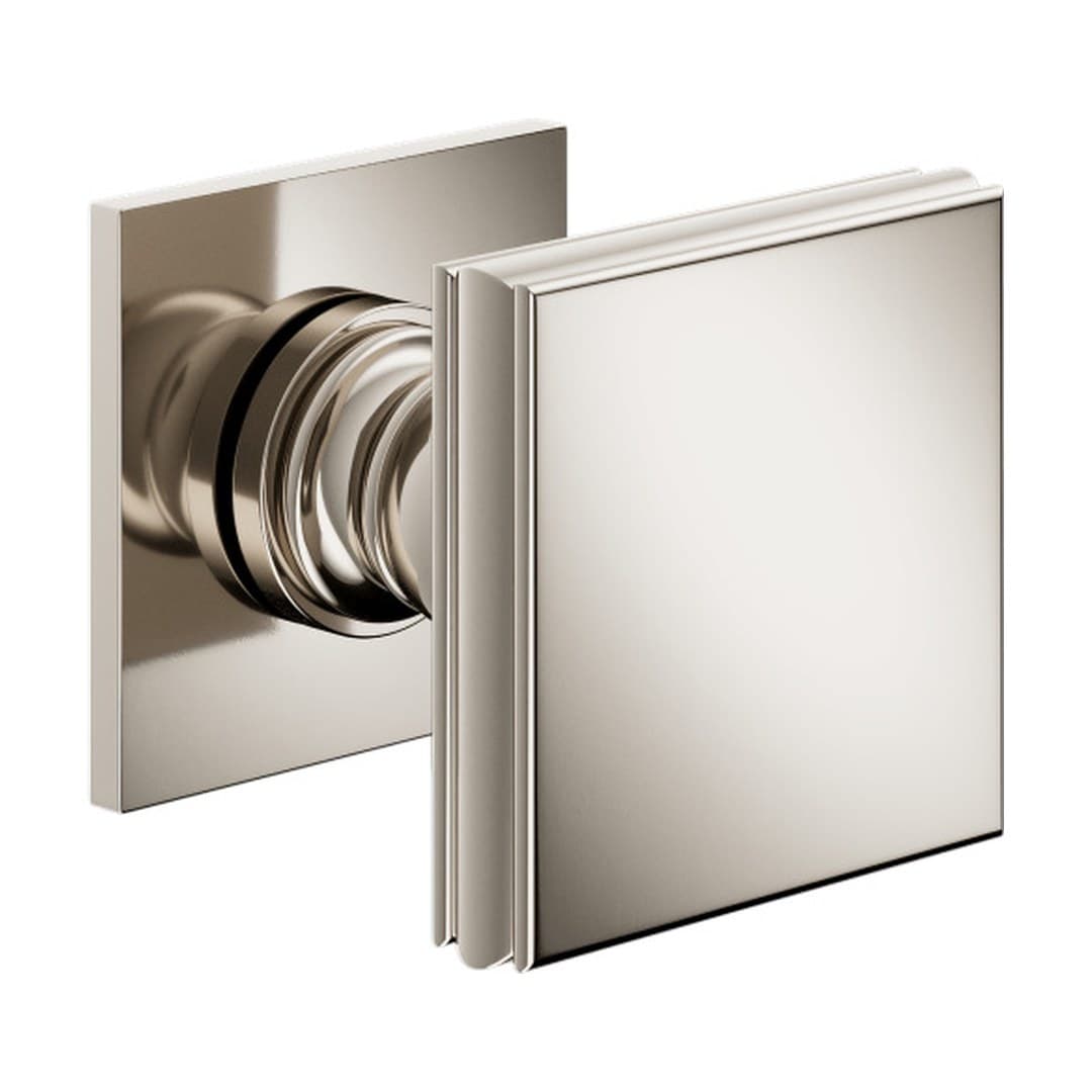 DnD Lucrezia 02 – Πόμολο Πόρτας Ροζέτα – Ροζέτα Fine 50×50 – Bright nickel (LT49-PVN)