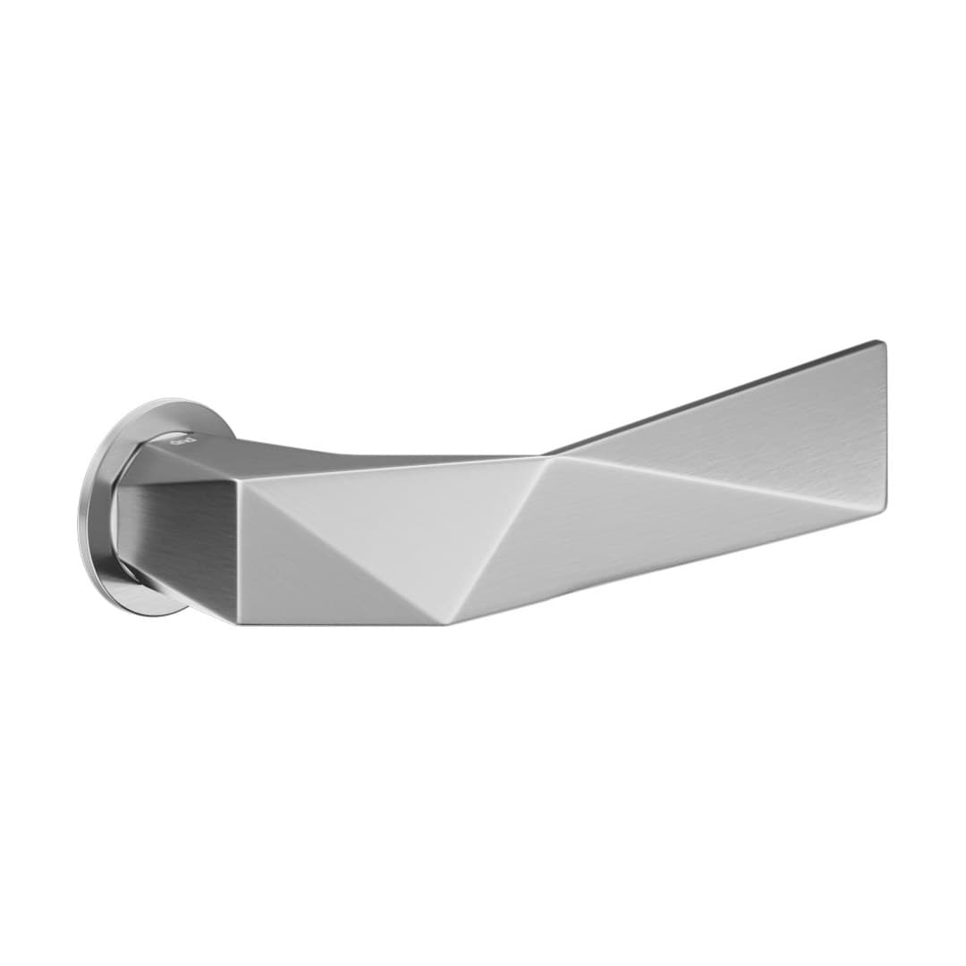 DnD Luxury – Πόμολο Πόρτας Ροζέτα – Unico Tonda – Satin chrome (LU80-OCS)