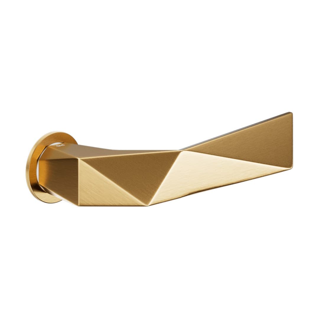 DnD Luxury – Πόμολο Πόρτας Ροζέτα – Unico Tonda – Antique satin gold (LU80-PVD-SG)