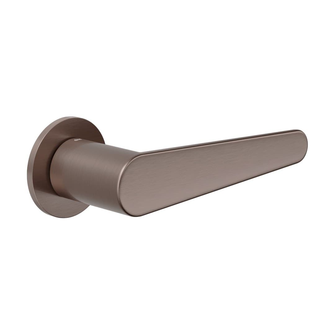 DnD Leva – Πόμολο Πόρτας Ροζέτα – Fine Tonda – Satin bronze (LV40-PVD-SB)
