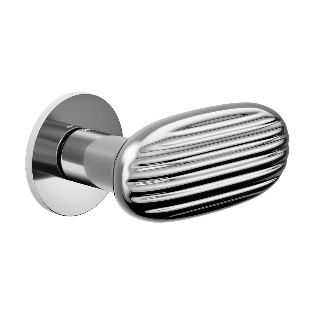 DnD Madeleine – Πόμολο Πόρτας Ροζέτα – Fine Tonda – Polished chrome (MA40-OC)